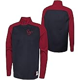 Outerstuff NFL Men's O-Line Performance 1/4 Zip Pullover Fleece Top