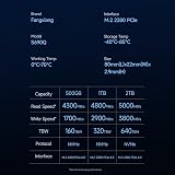 fanxiang 1TB M.2 NVMe PCIe 4.0 x4 4800MB/s Graphite Cooling Sticker view 7