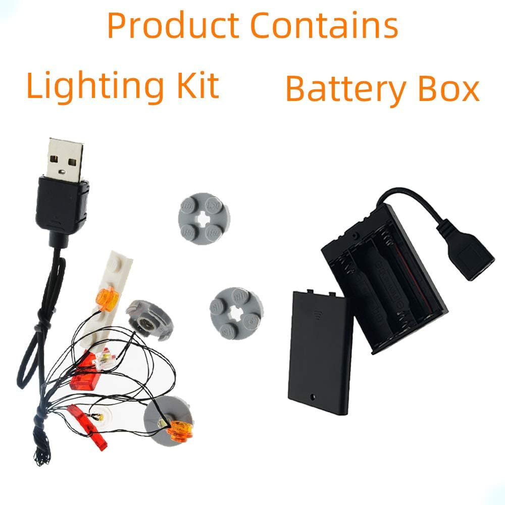 GEAMENT LED Light Kit Compatible with LEGO Fiat 500 Model car (10271)- for Creator Expert 77942 Model (Building Set Not Included) - Image 3