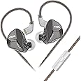 CCA FLA Wired Earbuds Noise Cancelling in-Ear Earphones with Microphone, Audiophil Earbuds with Dynamic Drivers IEMs,Powerful Bass Headphones,with 3.5mm Plug Best for Musicians Audiophile Singers DJ