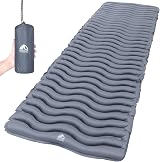 Unigear Ultralight Inflatable Sleeping Pad 188 cm Camping Mat 200 kg Load