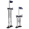 Olenyer Drywall Stilts, 18"-30" Adjustable Heights Aluminum Work Stilts for Sheetrock Drop Ceiling Painting Painter Wall Painting or High Shrub Trimming