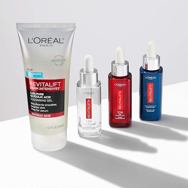 L’OREAL PARIS REVITALIFT 3.5% PURE GLYCOLIC ACID BRIGHTENING CLEANSING GEL WTH SALICYLIC ACID 6.7 FL OZ