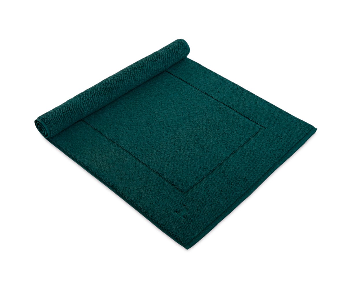 möve Superwuschel bath mat 60 x 60 cm made of 100 % cotton, pinetree