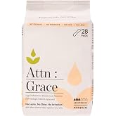 Attn: Grace Moderate Incontinence Pads for Women - Plant-Based, 28 Count | High absorbency breathable pads for moderate bladder leaks designed for sensitive skin care