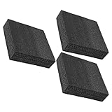 EXCEART Wool Felt Material 3pcs Foam Needle Felt
