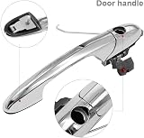 Hoypeyfiy Right Door Handle Fiat 500 Chrome Offside Driver Side view 4