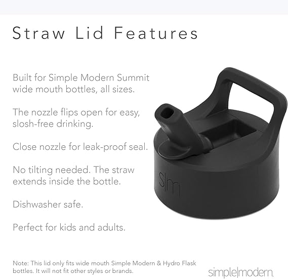 simple modern straw lid