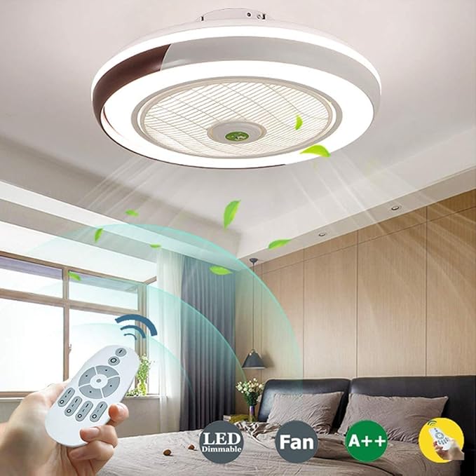 Deckenventilator Mit Beleuchtung 60W LED Versteckten Kreativer Fan