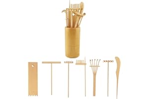 Dorhui 7Pcs Mini Zen Garden Rakes, Zen Sand Garden rake Set, Mini Zen Garden Tools and Accessories for Home Gift Garden Decor Serenity and Spiritual Meditation Gifts