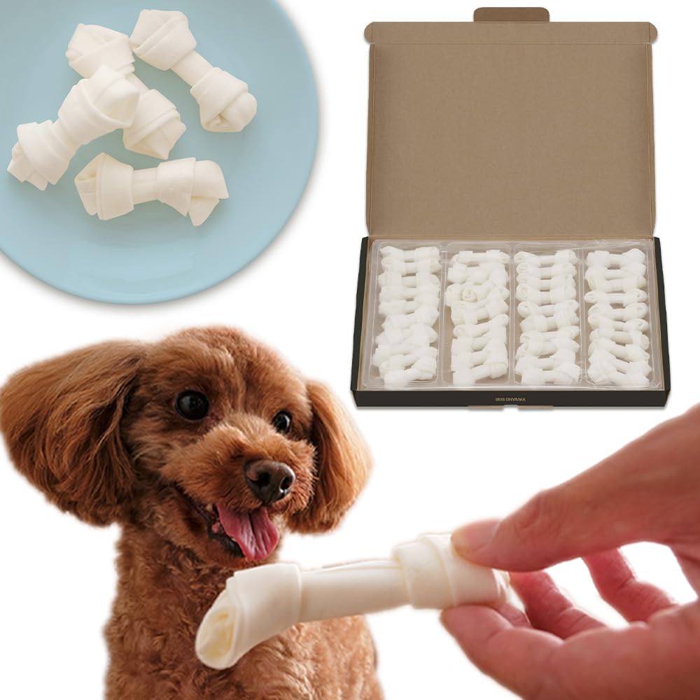 アイリスオーヤマ 犬 おやつ 骨型ガム ミルク味 SSサイズ 40本 PMGY40SS商品画像