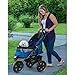 Pet Gear No-Zip AT3 Pet Stroller, Zipperless Entry, Midnight River