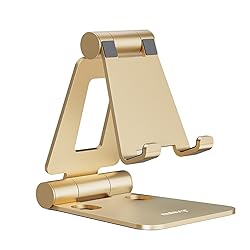 Nulaxy Dual Folding Cell Phone Stand, Fully