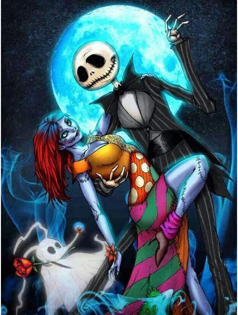 Amazon.com: DIY 5D Diamond Painting by Numbers Kits, Jack and Sally