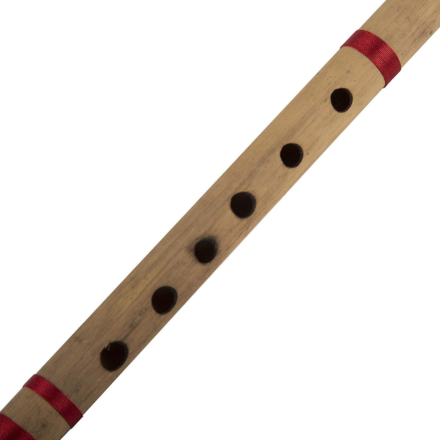 Unique Birthday Gift Ideas 14 Inch Authentic Indian Wooden Bamboo Flute in 'B' Key Fipple Woodwind Musical Instrument Recorder Traditional Bansuri Hand Crafted Novelty Gifts Him Her Kids - Image 5