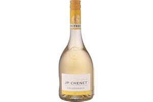 J.P. CHENET JP. Chenet Grape Chardonnay Non Alcoholic White Wine – 0.0% Alcohol Free Sparkling Wine French White Wine with Fruit Notes – Non Alcoholic Drinks for Dining and Social Moments, 750ml Bottle - 1 Pack