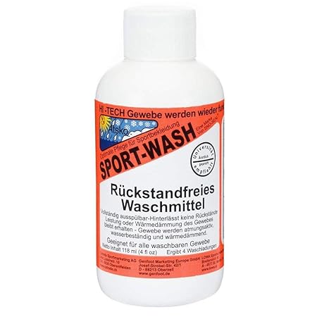 Sno Seal Sport Wash (Atsko) - Outdoor-Sport-Waschmittel für Funktionsbekleidung - DER Klassiker - 1 Liter