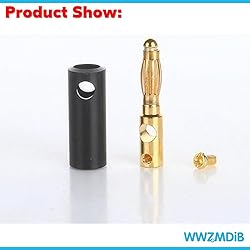 WWZMDiB 4mm Banana Plugs Stackable Connectors for