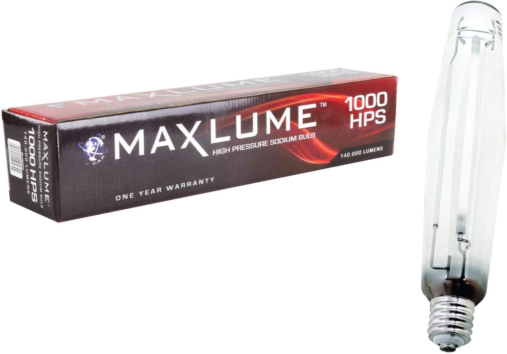 NEW! MaxLume 1000 Watt High Pressure Sodium H.I.D. Bulb Grow Light - ML1000HPS