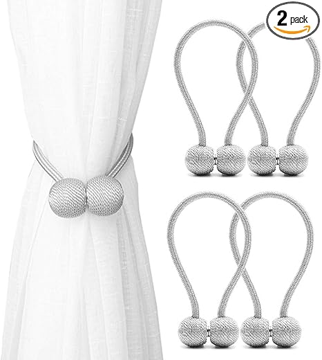 Amazon Com Magnetic Curtain Tiebacks The Most Convenient Drape