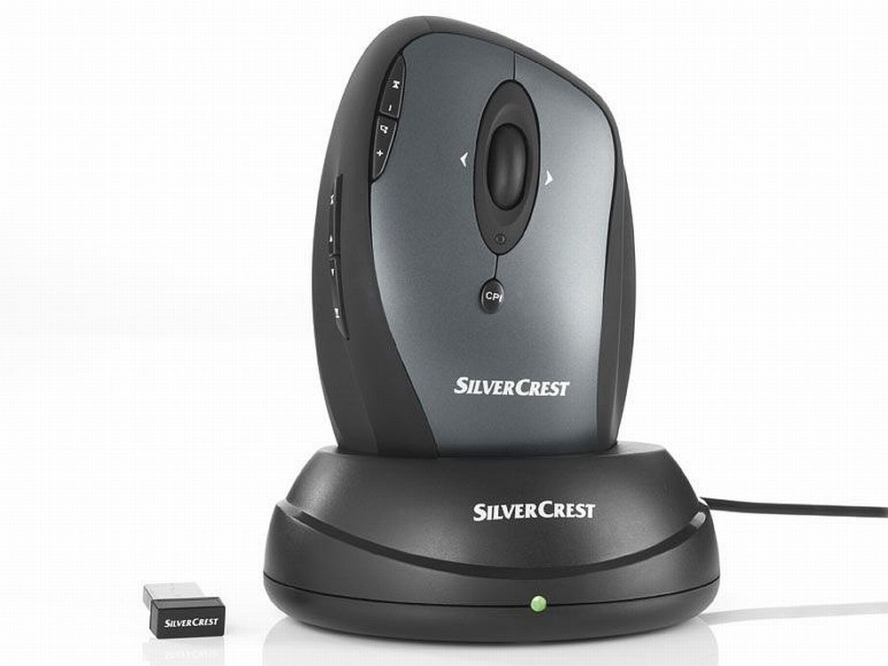SilverCrest PC Wireless Mouse with Charging Station Amazon.co.uk