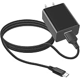 5V 2A 1A Wall Charger 6ft Micro USB Type B Cable for Tandem Diabetes Care, Camera,Speaker,Cellular Link 2, Doro Phone,Samsung Galaxy S7/S6/Note 5/4/S4/S3/LG Flip Android Phone &amp; More