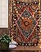 RAJRANG Burning Sun Cotton Tapestry for Bedroom 84x54 Inch Celestial Moon Star Planet Bohemian Indie Hippie Cool Wall Tapestries for Living Room Dorm Decor