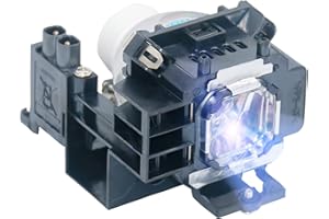 Pugody NP14LP 60002852/LV-LP32 4330B001 Replacement Projector Lamp Bulb for NEC NP305 NP305G NP310 NP405 NP405G NP410 NP410G NP410+ NP510 NP510G NP510EDU Cannon LV-7280 7285 7380 with Housing