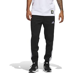 adidas Men's Essentials 3-Stripes Fleece Pants