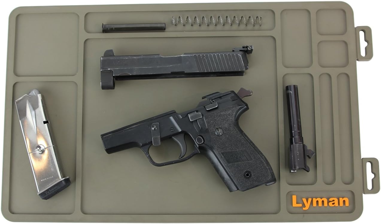 Lyman Products Essential Gun Maintenance Mat, Gray, One Size (04050) : Sports & Outdoors