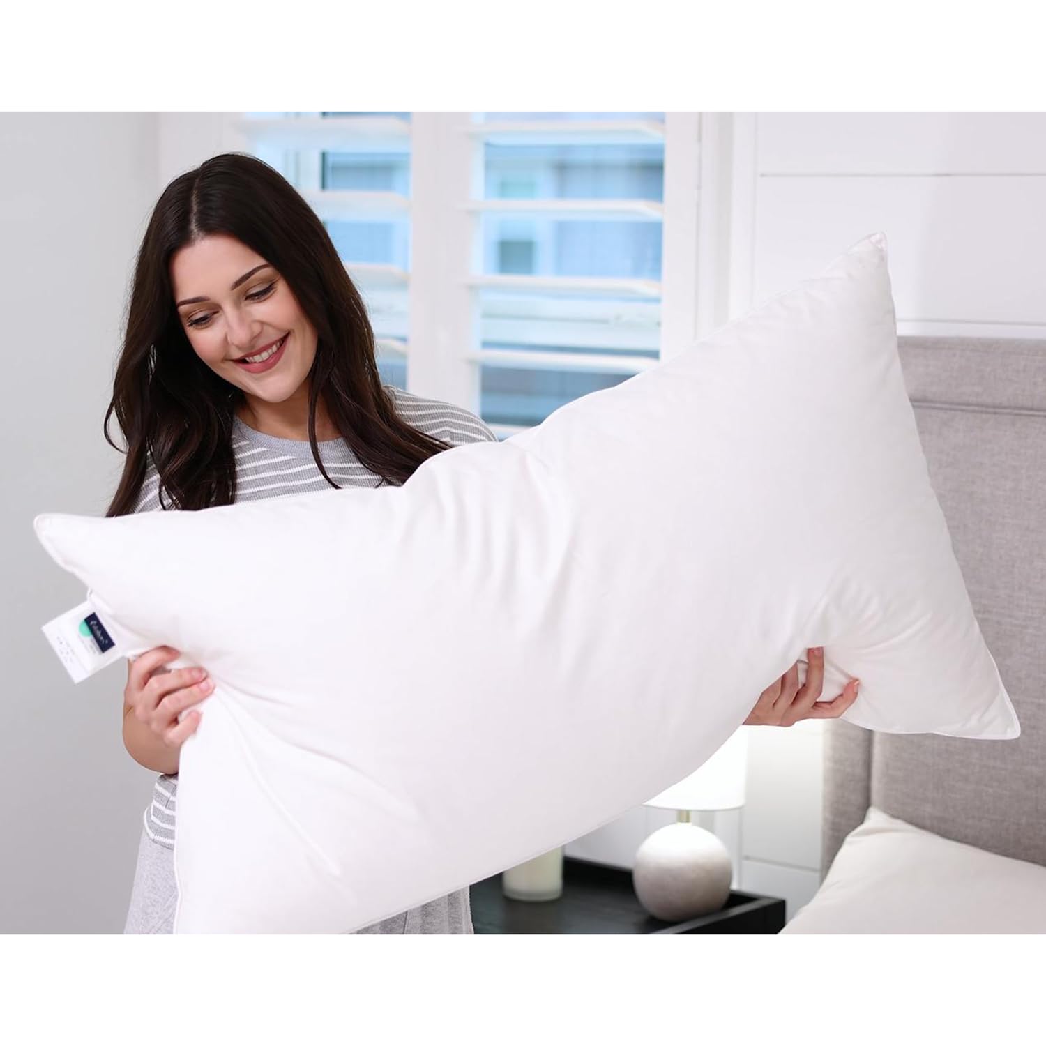 Photo 1 of Globon Down Pillow Queen Size Medium Firm