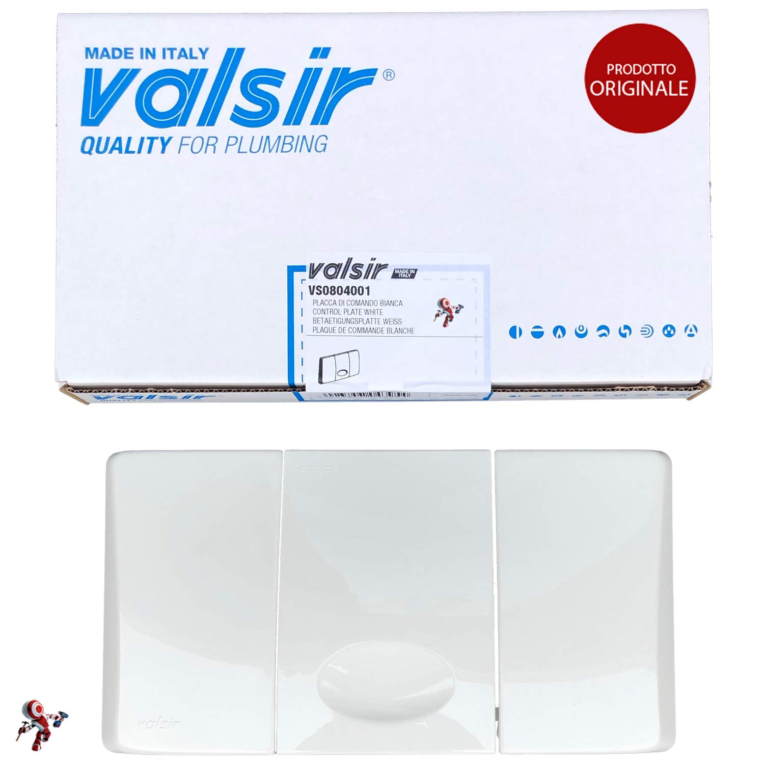 Valsir - White Medusa Control Plate – FONCH804001