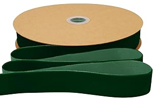 Simplegoal Forest Green Velvet Ribbon 1 Inch × 10 Yards for Gift Wrapping Christmas Ribbon for Wreath Bow DIY Sewing Projects