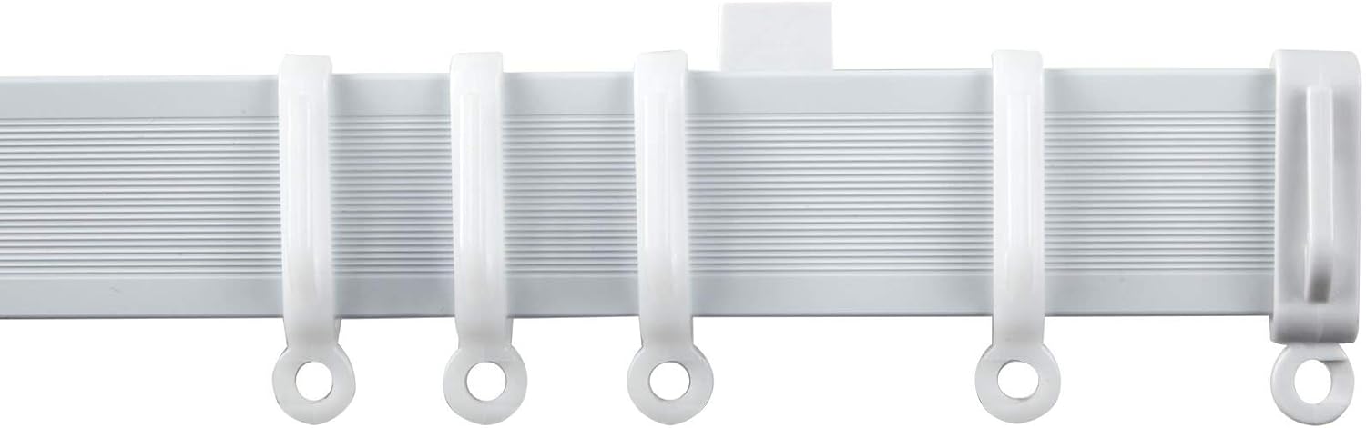 Plastic Curtain Track Ideal For Bay Or Straight Windows 420cm 165