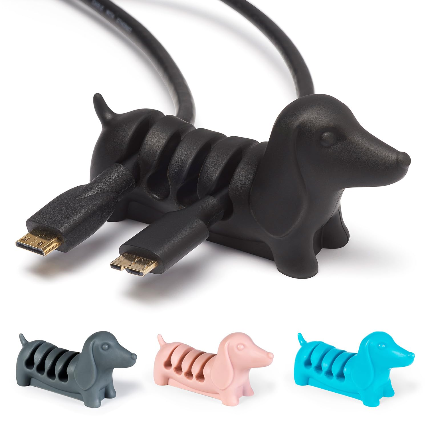 Gifts for Readers & Writers Kord Keeper Cable Tidy Organiser, Black