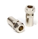 Manissa 15mm to 10mm Radiator Valve Reducer Pair 1/2" Compression Fit view 3