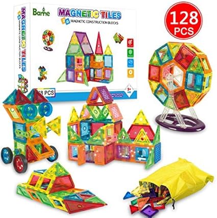 128 piece magnetic block set