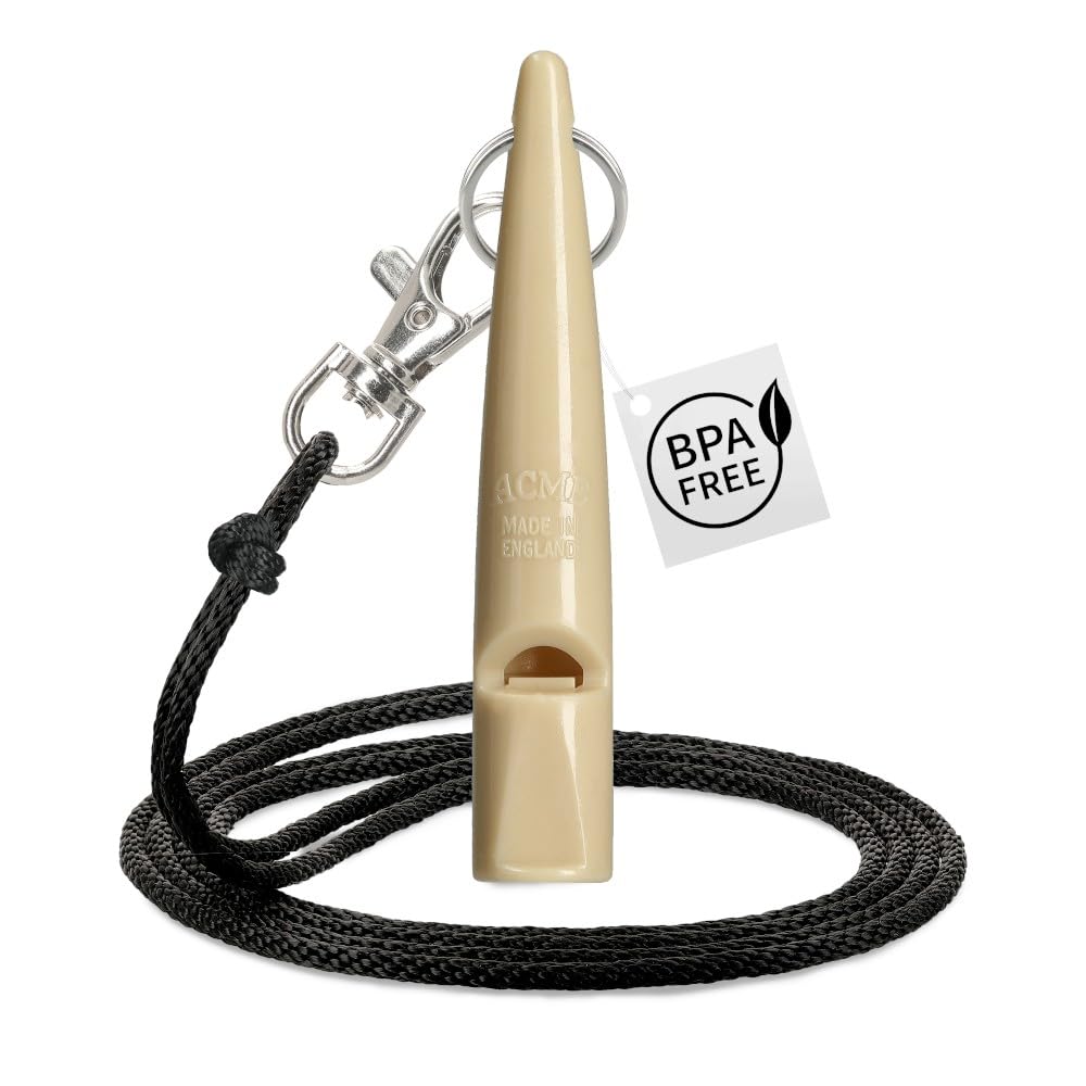 ACME dog whistle no. 210.5 with whistle strap | Original from England | Ideal for dog training | Food-Grade ABS Material | Standardized frequency | Loud and far-reaching
