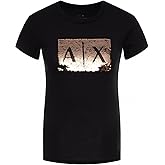 Armani Exchange Women's Box Logo Sequin Tee