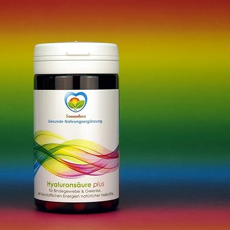 WELTNEUHEIT: Hyaluronsäure- und MSM-Kombikapseln plus feinstoffliche Energien natürlicher Heilkräfte von Sonnenherz - 60 Kaps