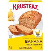 Krusteaz Banana Quick Bread Mix, Made with Real Bananas, 15.0 oz Boxes (Pack of 12)