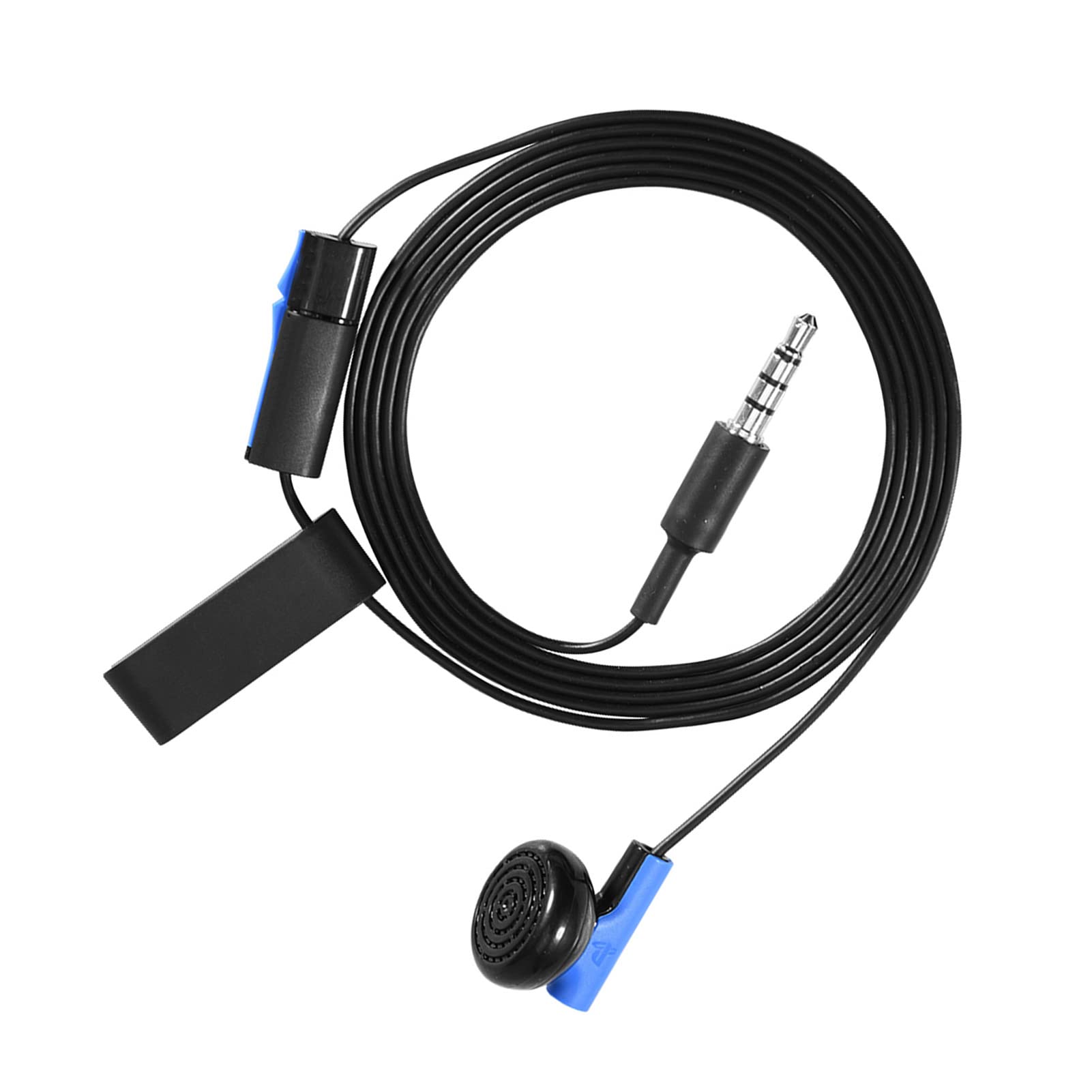 Gaming headphone, Mono Chat Earbud with Mic, 3.5mm Plug & Clip for 4