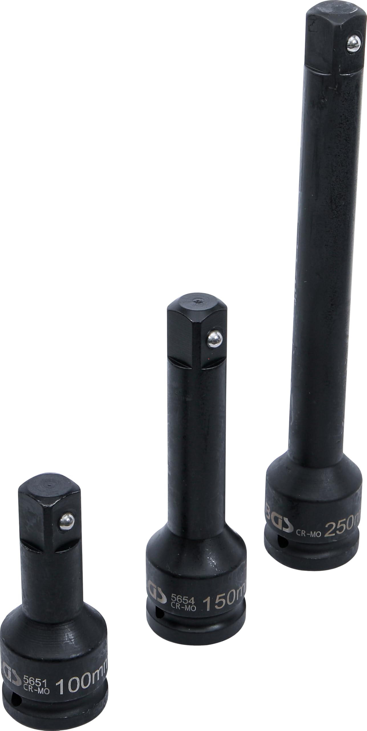 BGS 8840 | Impact Extension Bar Set | external/internal square 20 mm (3/4") | 3 pcs.