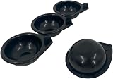 Samuel Groves 4x Large Egg Poacher Cups Plastic Non-Stick Dishwasher Safe view 9