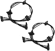 Cable Matters 2 Pack 15 Pin SATA to 4 SATA Power Splitter Cable - 18 Inches