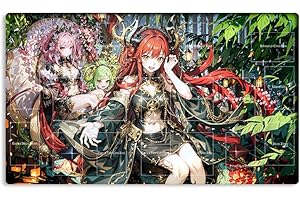 New Mlikemat Playmat Traptrix Girls TCG CCG OCG Trading Card Game Mat with Zones + Free Bag (ZD039-045-A)