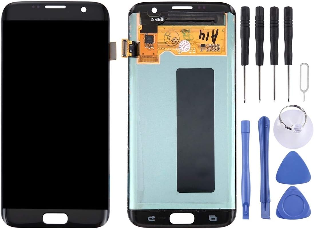 LCD service replacement touch screen assembly LCD Display + Touch Panel For Galaxy S7 Edge / G9350 / G935F / G935A / G935V(Black) Replace LCD Touch Screen Digitizer Assembly Roving Phone Service Parts