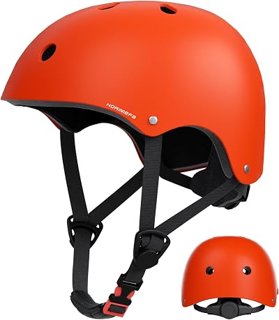 KORIMEFA Kids Bicycle Helmet 51-58cm Neon Pink Blue Adjustable 2-13 Years