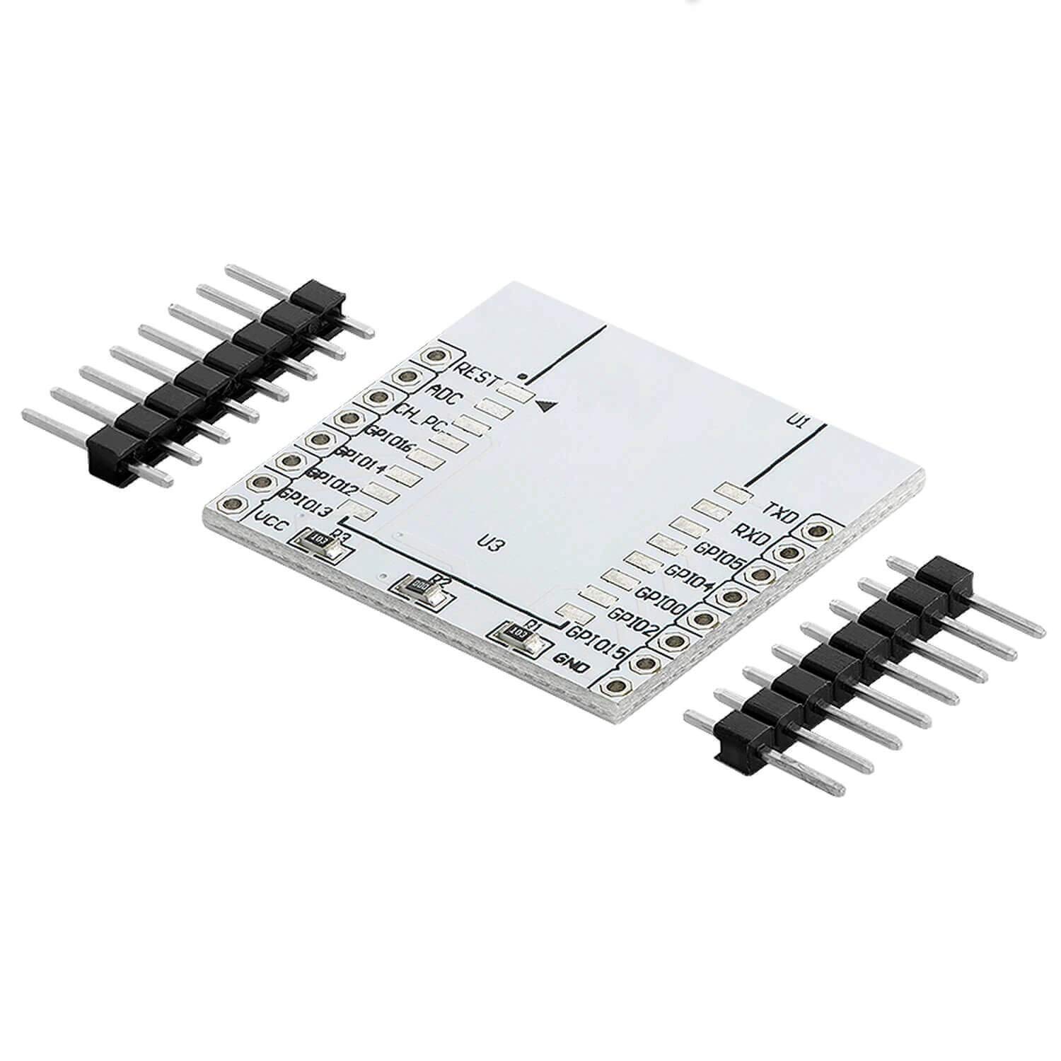 AZDelivery Adapter Plate for ESP8266 WLAN WiFi Module compatible with Raspberry Pi and Microcontrollers including E-Book!