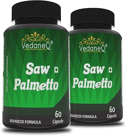 VedaneQ Saw Palmetto 800mg Extract for Hair 60 Capsules Supplement Men & women (2)